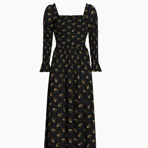 Doen Wilmina Floral Smocked Maxi-Dress, Size XS, Worn Once ($378)